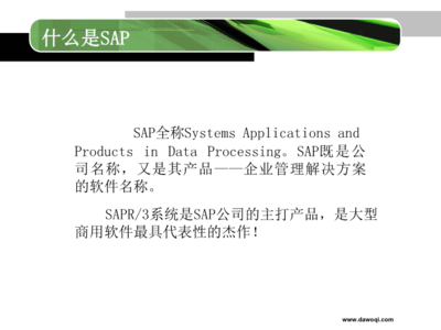 sap-erp二次开发语言abap简介